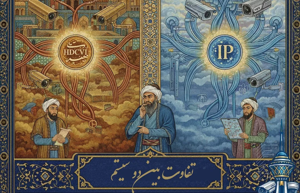 مقایسه جامع: دوربین های مداربسته HDCVI در برابر دوربین های IP (تحت شبکه)