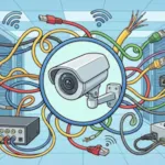 انواع اتصالات دوربین مداربسته | راهنمای کامل کابل کشی و ارتباط در سیستم های نظارتی