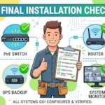 راهنمای کامل راه اندازی دوربین تحت شبکه با Dahua NVR4108HS-2N-4KS3 و سوییچ داهوا